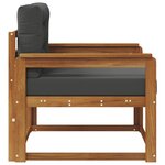 vidaXL Sofa de milieu extérieur Naturel