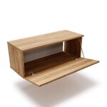 Meuble TV Nicole Oak 80 cm - chêne