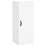 vidaXL Buffet haut Blanc 34 5x34x180 cm Bois d'ingénierie