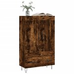 vidaXL Buffet haut chêne fumé 69 5x31x115 cm bois d'ingénierie