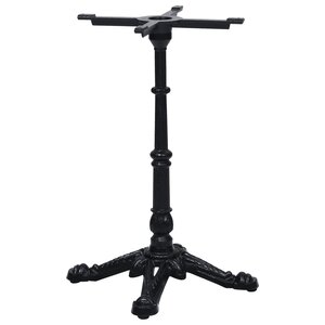 vidaXL Pied de table de bistro noir 52x52x72 cm fonte