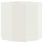 vidaXL Jardinière Blanc 60 x 60 x 50 cm Acier
