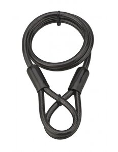 THIRARD - Câble antivol Twisty vélo abris de jardin Ø 10 1.20m acier gaine PVC - THIRARD