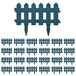 vidaXL Bordures de pelouse 25 Pièces Vert 10 m PP