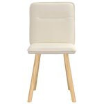 vidaXL Chaises à manger lot de 2 Lin