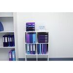 Boite transfert Dos 90mm IDERAMA Turquoise x 5 EXACOMPTA