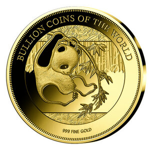 Monnaie PANDA Bullion Coins of the World 2020 1/500 Oz Or 3000 Francs Chad (PRÉCOMMANDE)