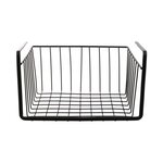 Panier suspendu en métal filaire noir longueur 26cm