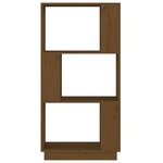 vidaXL Bibliothèque/Séparateur de pièce Marron miel 51x25x101 cm Pin