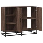 vidaXL Buffet chêne marron 92x35x76 cm Bois d'ingénierie