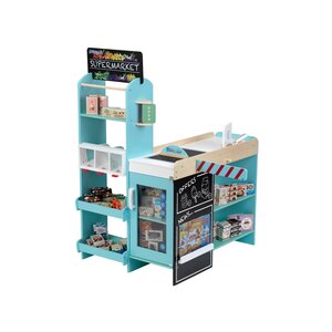 Theo Klein 9391 - Supermarché en bois avec accessoires