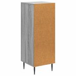 vidaXL Buffet Sonoma gris 33 x 34 5 x 89 5 cm Bois d'ingénierie