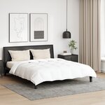 vidaXL Couette avec oreiller 3 Pièces Blanc 200 x 220 cm Bas