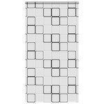 vidaXL Store enrouleur de douche avec cassette largeur du tissu 136 cm