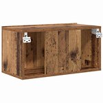 vidaXL Meuble TV Marron 60 x 30 x 30 cm Bois d'ingénierie