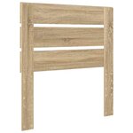 vidaXL Tête de lit Chêne Sonoma 80 cm Bois d'ingénierie
