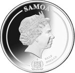 Monnaie en cupronickel g 31.1 (1 oz) millésime 2022 harry potter samoa cu-ni daily prophet
