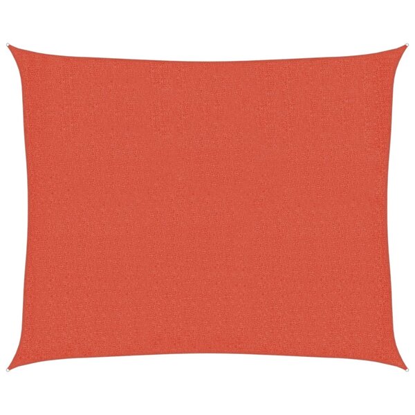 vidaXL Voile d'ombrage 160 g/m² Terre cuite 2 5x3 m PEHD