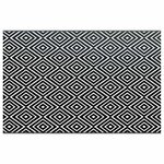 vidaXL Tapis d'extérieur ARAKIL Blanc et noir 190x290 cm PP