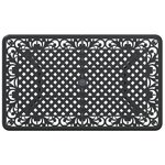 vidaXL Table de jardin noir 150x90x72 cm aluminium coulé