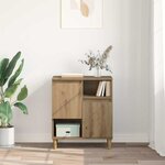 vidaXL Buffet chêne artisanal 35 x 60 x 70 cm Bois d'ingénierie