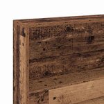 vidaXL Tête de lit de rangement Bois Ancien 120 cm Bois d'ingénierie