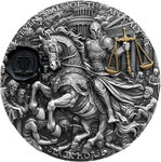 Monnaie BLACK HORSE Seven Seals of the Apocalypse 3 Oz Argent 7$ Niue 2026 (PRÉCOMMANDE)