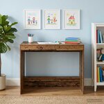vidaXL Bureau de lit Bois ancien Bois d'ingénierie 100 x 45 x 75 cm