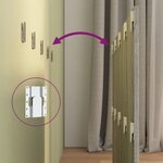 vidaXL Tête de lit avec armoires sonoma gris Bois d'ingénierie