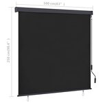 vidaXL Store roulant d'extérieur 160x250 cm Anthracite