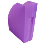 Classeur Porte Revues THE MAGAZINE violet translucide EXACOMPTA