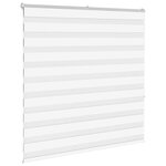vidaXL Store zèbre blanc 140x150 cm largeur du tissu 135 9cm polyester