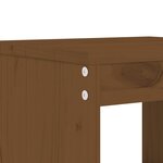 vidaXL Ensemble de bar de jardin 9 Pièces marron miel bois de pin massif