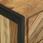vidaXL Table console Marron 90 x 35 x 80 cm bois de manguier massif