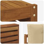 vidaXL Ensemble de canapés d'extérieur 7 Pièces Naturel et Beige