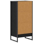 vidaXL Bibliothèque Chêne noir 80 x 30 x 155 cm Bois d'ingénierie