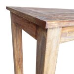 vidaXL Table à manger Bois de récupération 120x60x77 cm