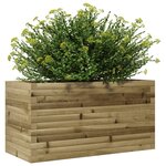 vidaXL Jardinière 90x40x45 5 cm bois de pin imprégné