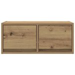 vidaXL Meubles TV 2 Pièces chêne artisanal 60x31x25 5cm bois d'ingénierie