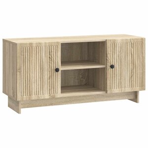 vidaXL Meuble TV 102 x 34 5 x 50 cm Chêne Sonoma Bois d'ingénierie