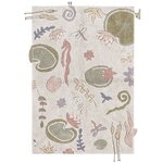 Tapis de jeux en coton - mare et nénuphars - 140 x 200 cm