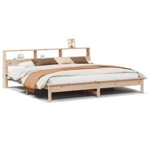 vidaXL Cadre de lit sans matelas 200x200 cm bois massif de pin
