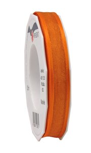 Organza marseille 25-m-rouleau 15 mm  orange