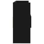 vidaXL Buffet Noir 105x30x70 cm Bois d’ingénierie