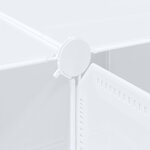 vidaXL Cubes de rangement 12 Pièces avec tiges de suspension PP