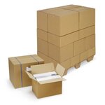 5 cartons d'emballage 31 x 22 x 20 cm - Double cannelure