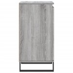 vidaXL Buffets 2 Pièces sonoma gris 40x35x70 cm bois d'ingénierie