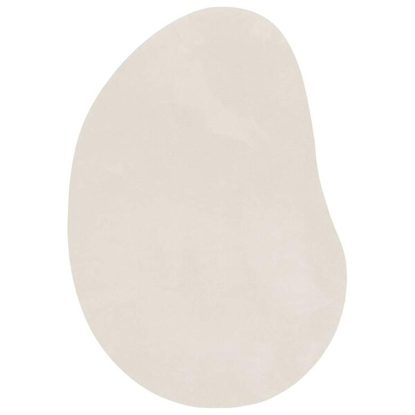 vidaXL Tapis HUARTE Crème 100 x 200 cm Polyester