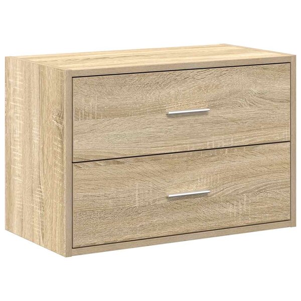 vidaXL Armoire avec 2 tiroirs chêne sonoma 60x31x40 cm bois ingénierie
