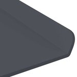 vidaXL Étagère flottante 2 Pièces Anthracite 40 x 18 x 2 5 cm Acier